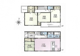 三木市志染町東自由が丘１丁目の新築一戸建ての画像