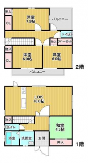 泉南市新家　中古戸建の画像