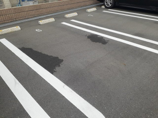 駐車場に車を止められます