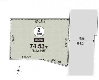 更地　整形地　建築条件なし売り土地