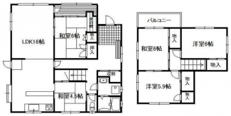 大津市一里山３丁目の一戸建ての画像