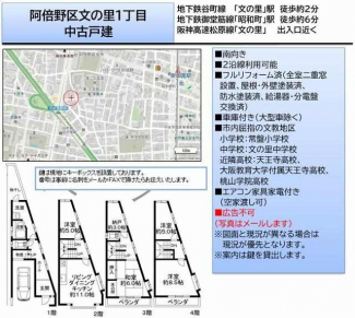 大阪市阿倍野区文の里１丁目の中古一戸建ての画像