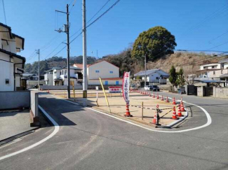 分譲地全体の東側から（①号地東側から）