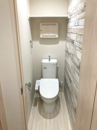 清潔感のあるトイレです