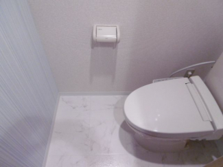 清潔感のあるトイレです