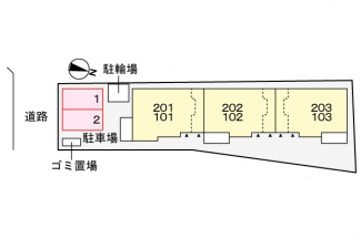 駐車場です