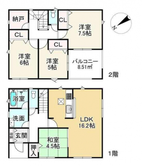 野洲市行畑２丁目の新築一戸建ての画像