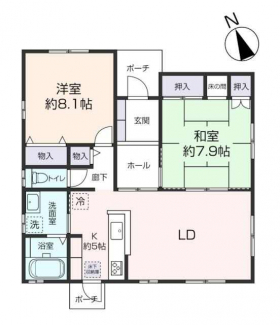 掲載の間取り図は設計図書を基に描き起こしたもので実際とは多少