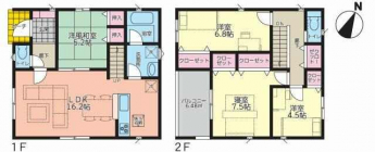 延床面積101.64㎡の4LDK。ファミリー向けの間取りです