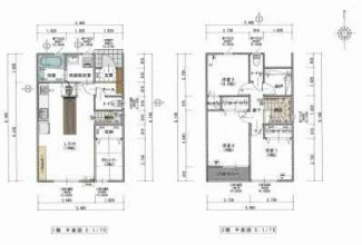 松山市余戸南４丁目の新築一戸建ての画像