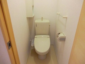 トイレもきれいです