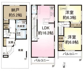 間取り図は概要図になり現状優先です