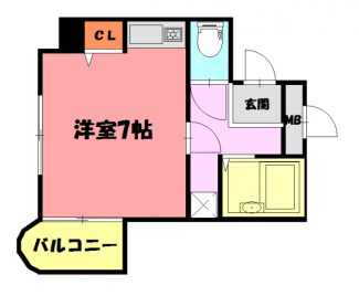 リライアンス西明石壱番館　間取り