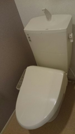 清潔感のあるトイレです