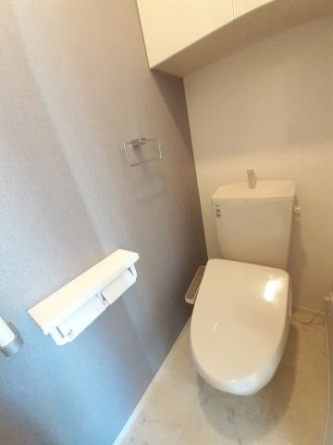 清潔感のあるトイレです