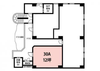 Ｆ　ＣＩＡＯビル３０Ａ号店舗★１２坪