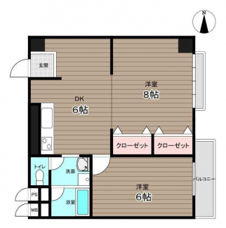 床張替済、部屋全体きれいにリフォームされています