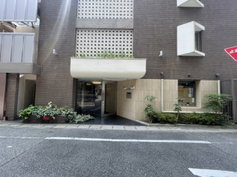 落ち着いたエントランスです
