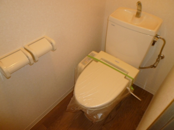 ゆったりとした空間のトイレです