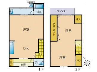 京都府京都市山科区大塚中溝の一戸建ての画像