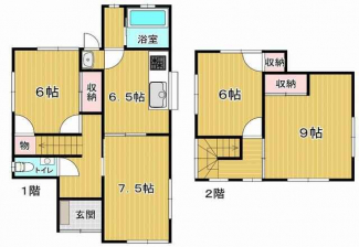 松山市みどりケ丘の中古一戸建ての画像