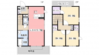 メゾネットタイプの３LDKです！