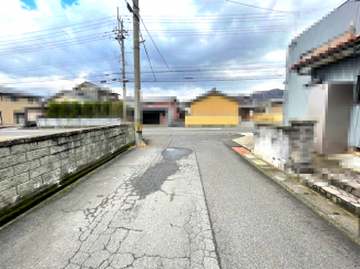 前面道路東向き