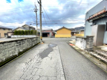 前面道路東向き