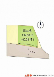 西脇市郷瀬町【売土地】区画図