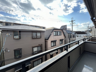 バルコニーからの眺望です