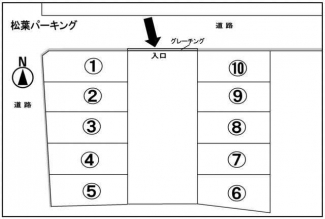 松山市久米窪田町の駐車場の画像