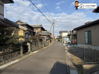 前面道路です。