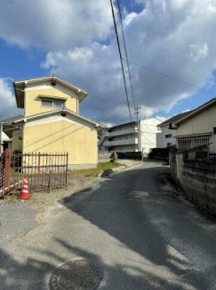 南面道路です。