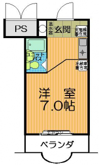 （偶数号室は反転）