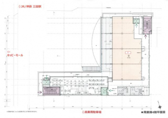 （仮称）三田駅前Ｃブロック地区再開発ビルの画像