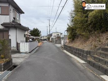 前面道路です。