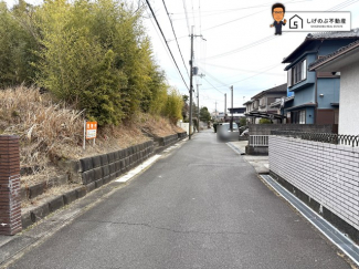 前面道路です。