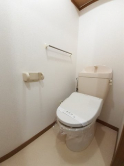 ゆったりとした空間のトイレです