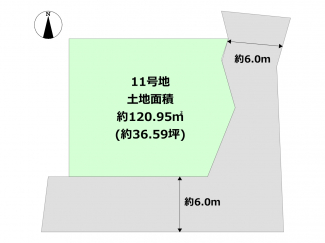 リナージュ川西市笹部23-1期　全15区画の画像