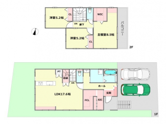 建物面積：101.02ｍ2　建物価格：2,108万円