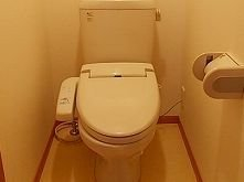 ゆったりとした空間のトイレです