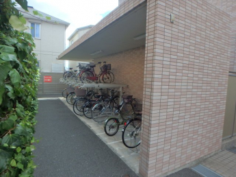 駐輪場です