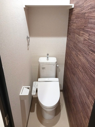 清潔感のあるトイレです