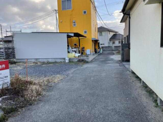 西側私道南向き