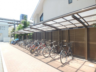 駐輪場です
