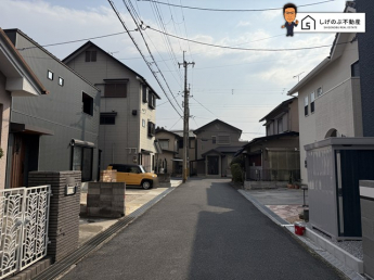 前面道路です。