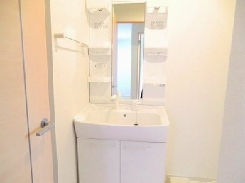 忙しい朝には欠かせない洗面所です