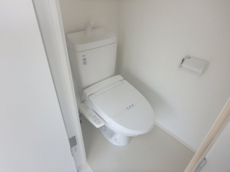 ゆったりとした空間のトイレです