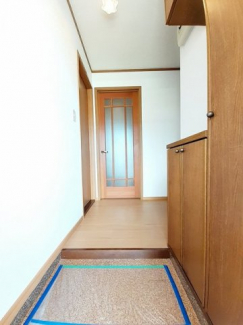 シンプルで使いやすい玄関です