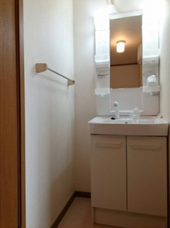 忙しい朝には欠かせない洗面所です